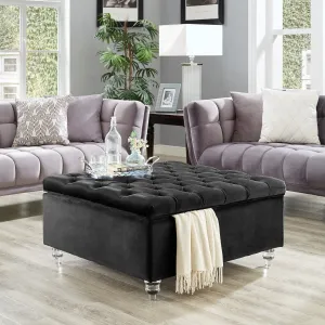 Raphael Velvet Cocktail Ottoman