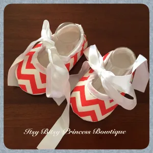 Red Chevron Shoes