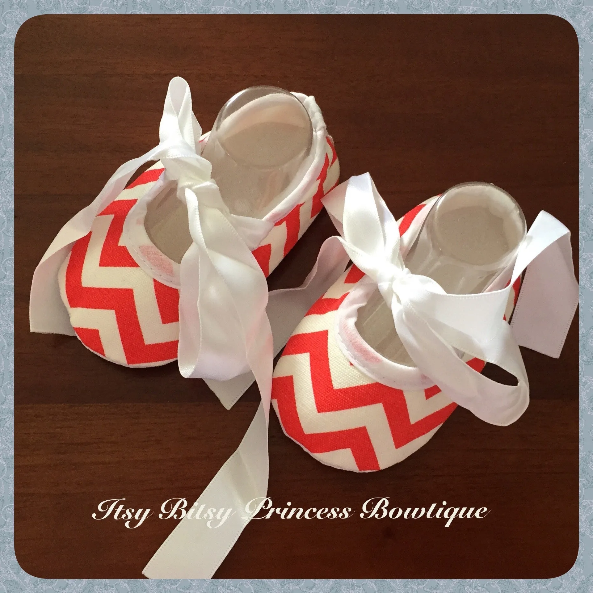 Red Chevron Shoes