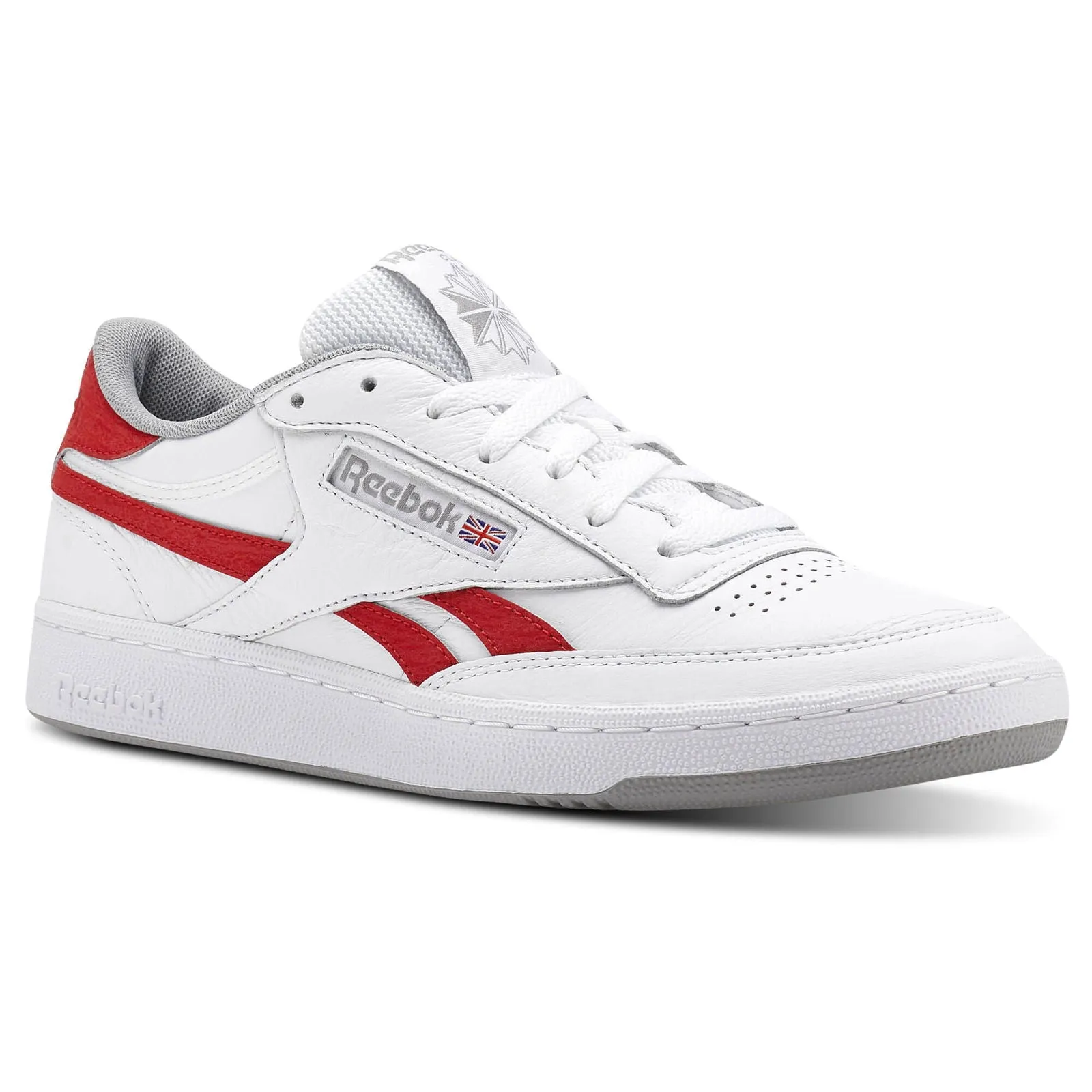 Reebok Revenge Plus Trainers - White / Primal Red