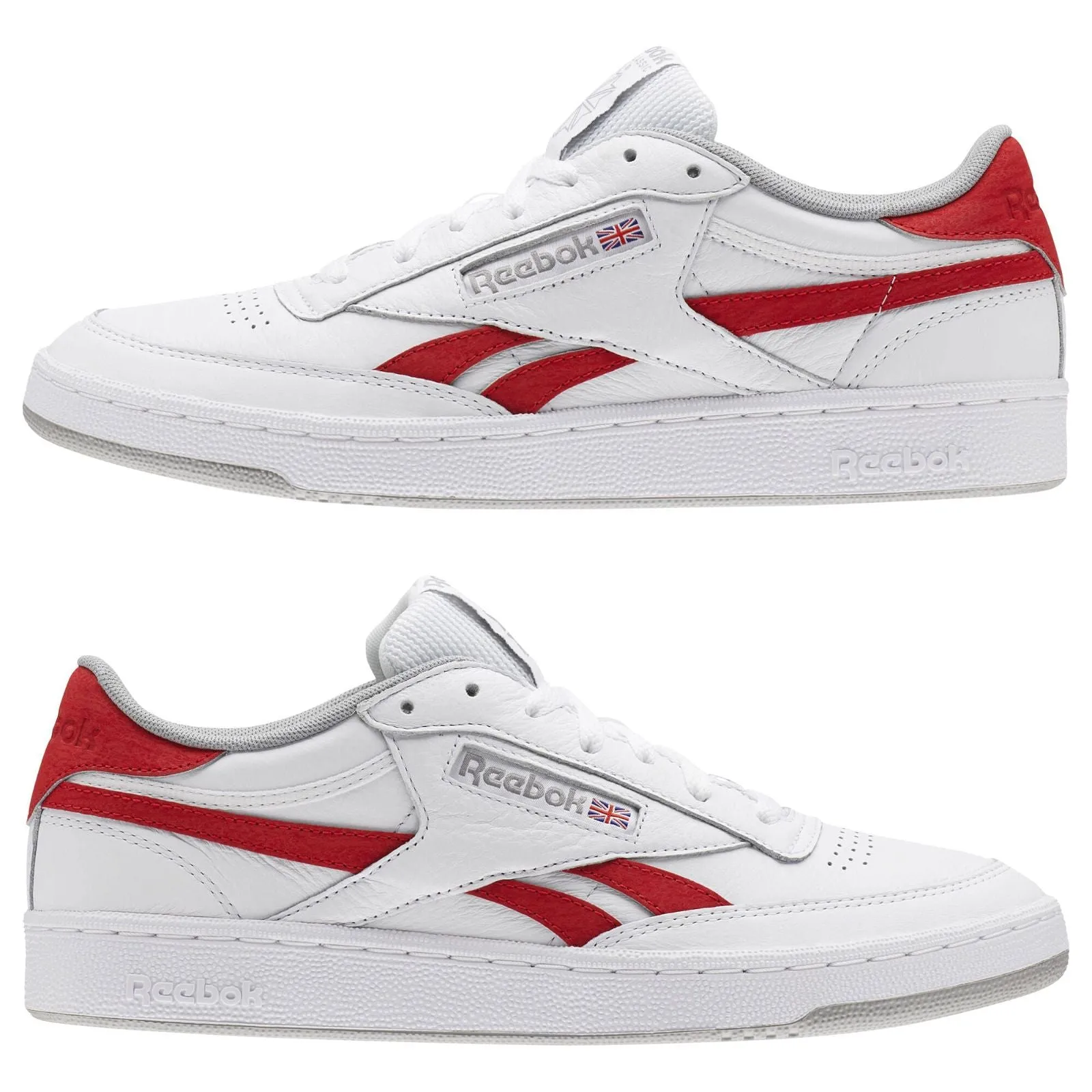 Reebok Revenge Plus Trainers - White / Primal Red