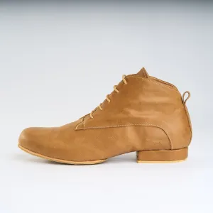 Rich Caramel Leather- Handmade Tango Trainers - Gonzalo 9507