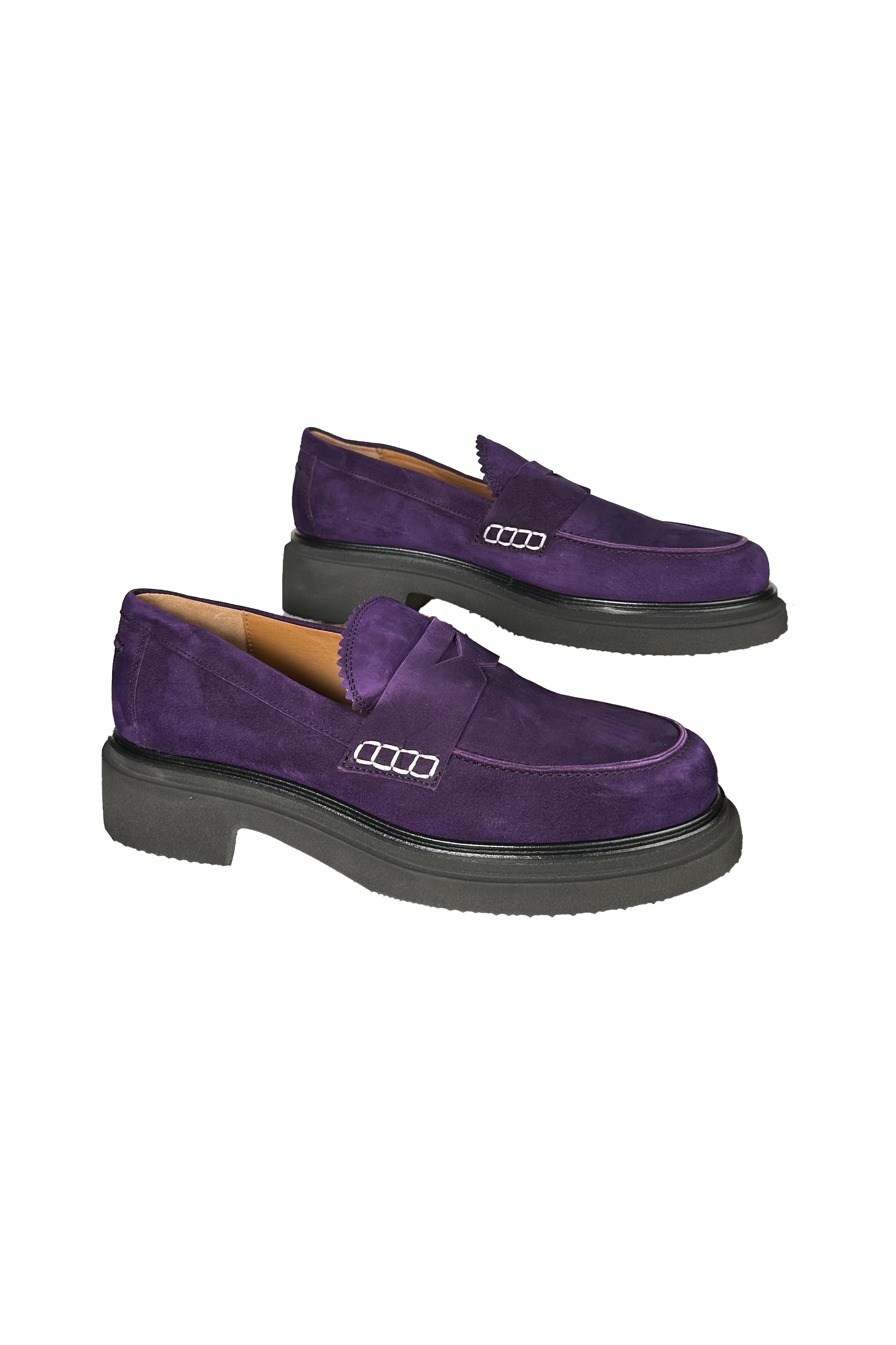 Robertson Madison Mary Mask Loafer 50.201.059RM  | Camoscio Viola