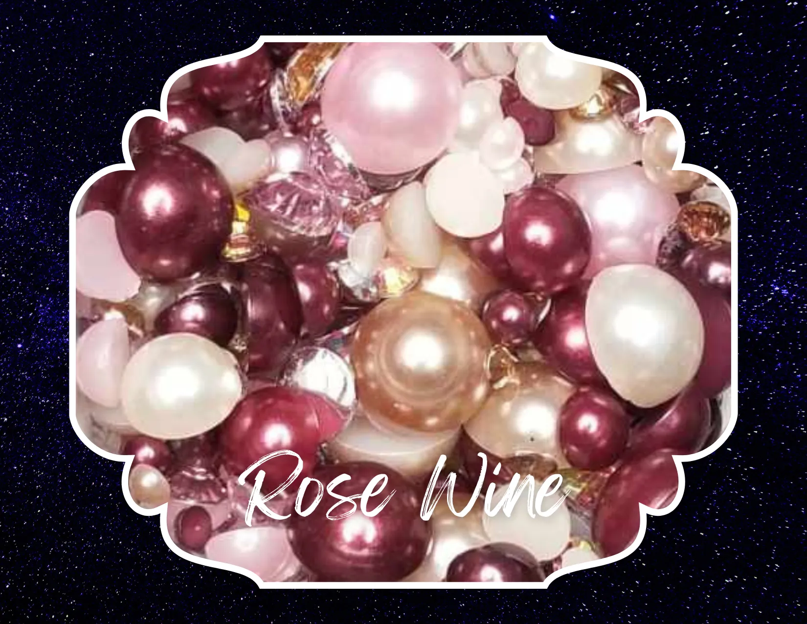 Rose Wine Rhinestones