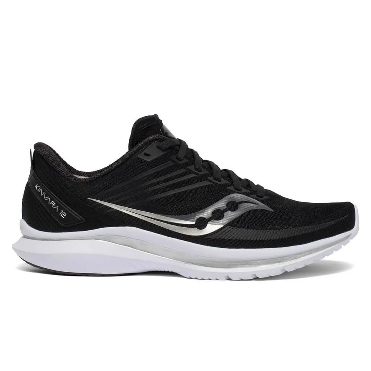 Saucony Kinvara 12 Mens | Black/silver