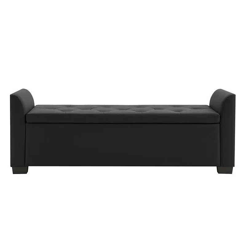 Serena 57.75" Wide Transitional Storage Bench