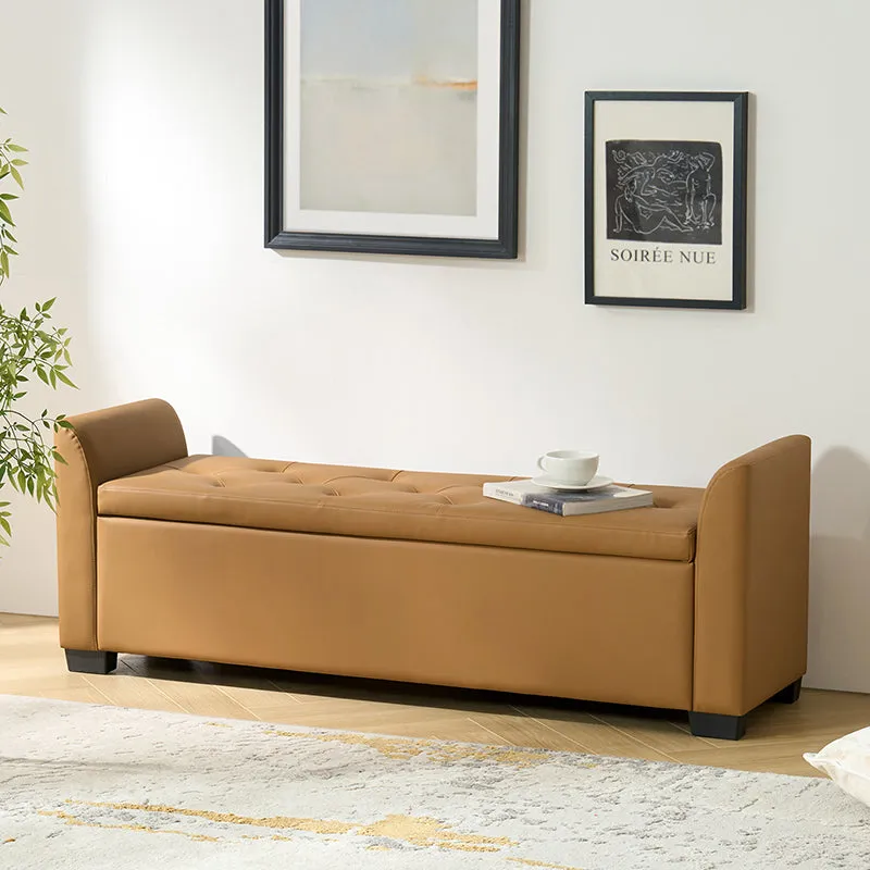 Serena 57.75" Wide Transitional Storage Bench