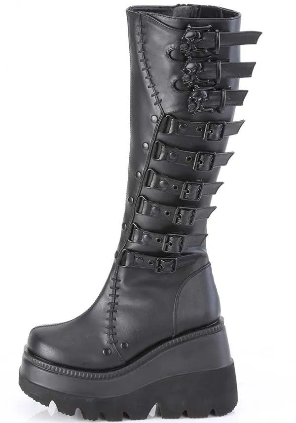 SHAKER-232 [Black] | PLATFORM BOOTS [PREORDER]