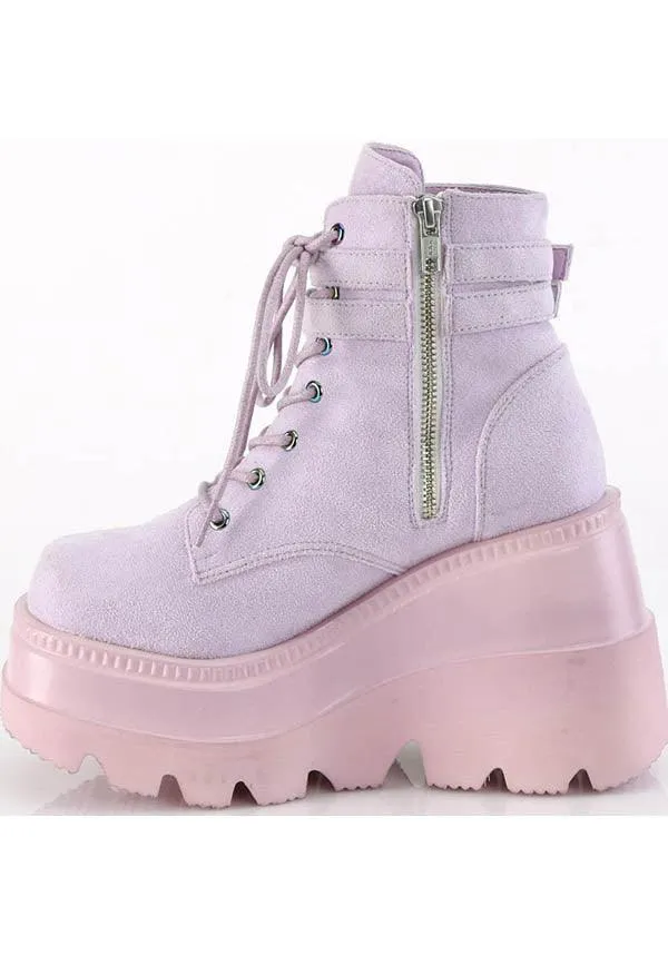 SHAKER-52 [Lavender] | PLATFORM BOOTS [PREORDER]