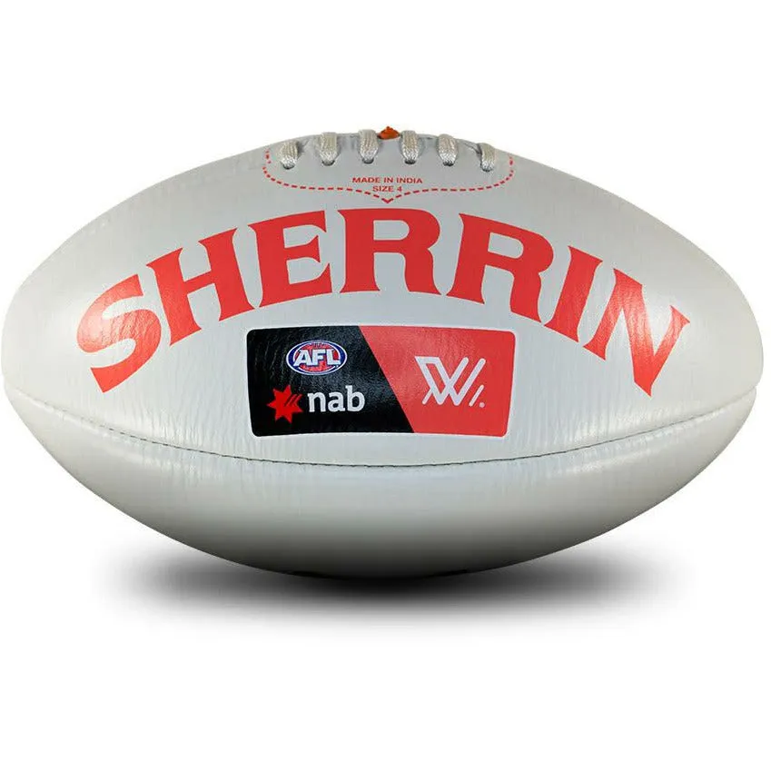 Sherrin Leather AFLW Training Ball