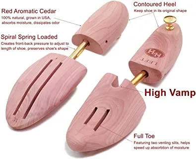 Shoe Trees for Men | H&H Full Toe Cedar Shoe Trees for Men