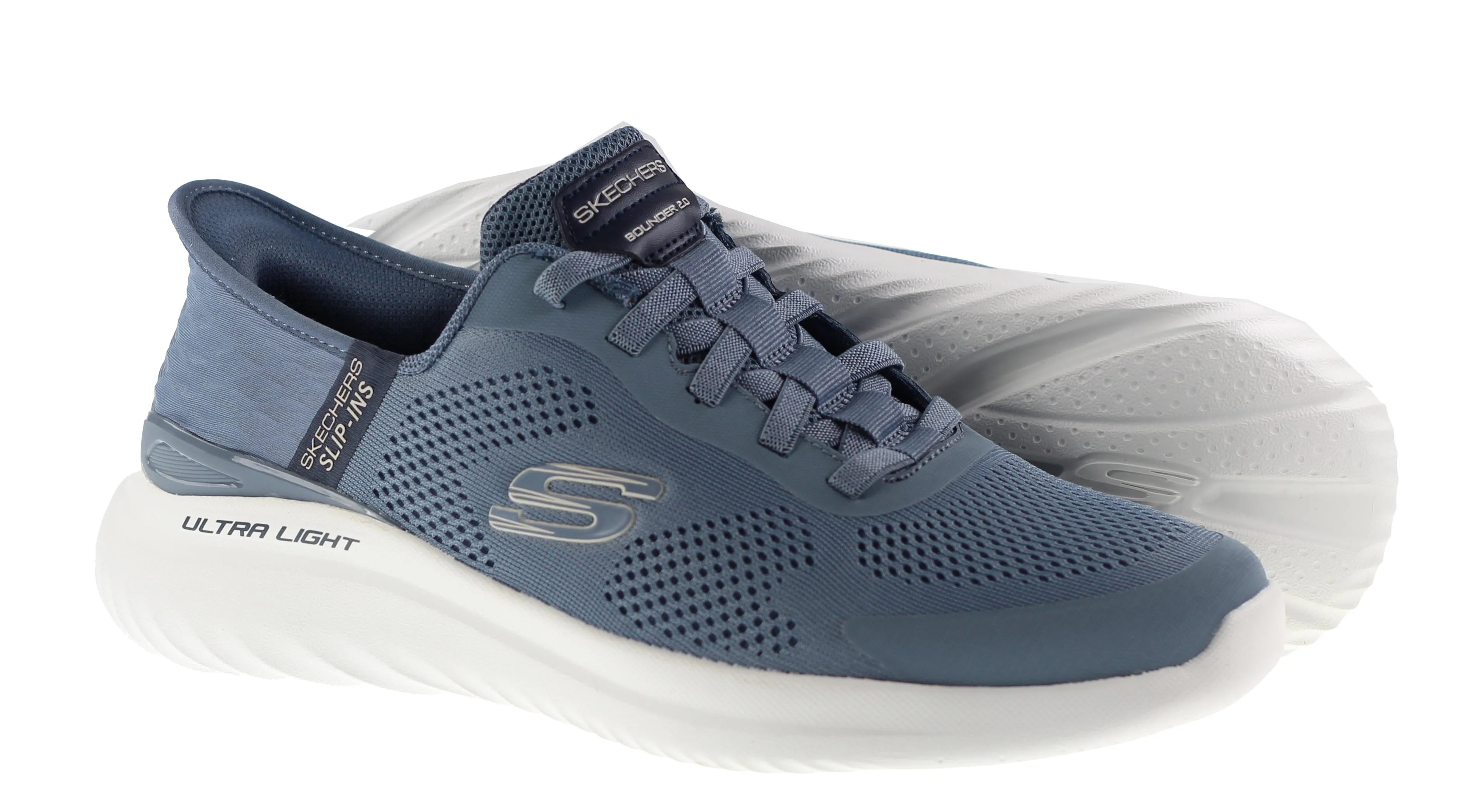 Skechers Trainers Mens  Slip-ins: Bounder 2.0 Slate