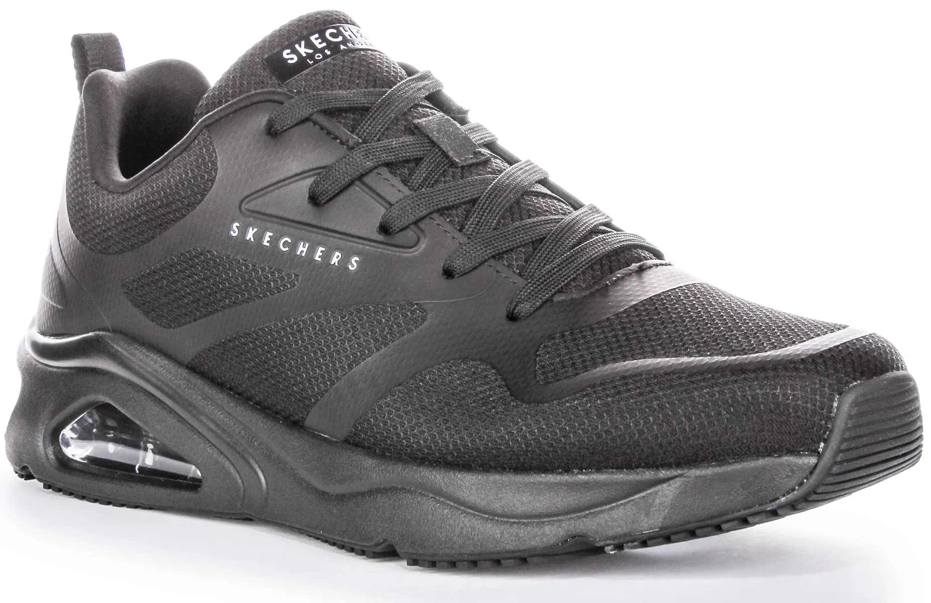 Skechers Tres Air Uno R In Black Black For Men