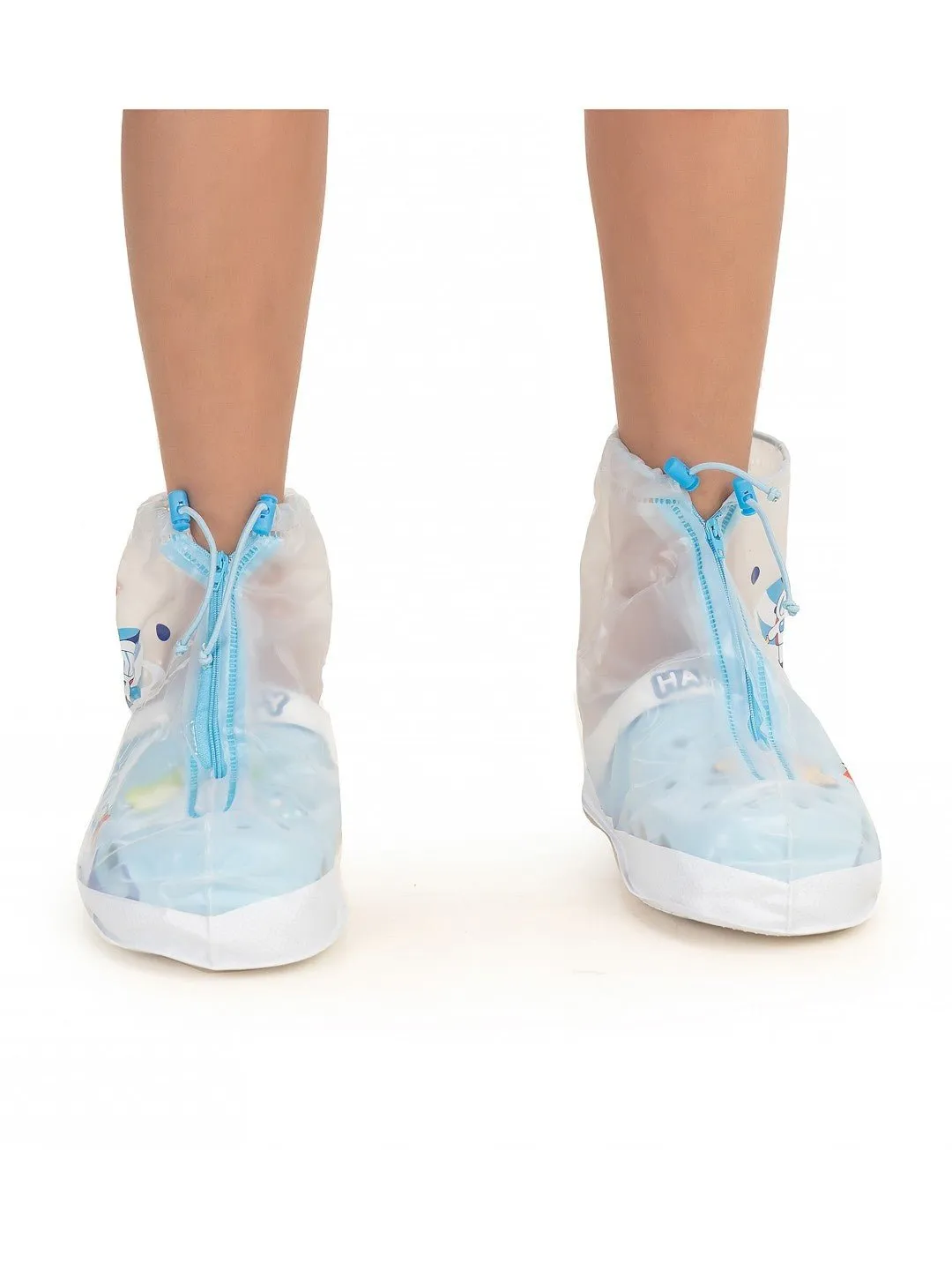 Space Explorer Transparent Rain Shoe Covers for Boys