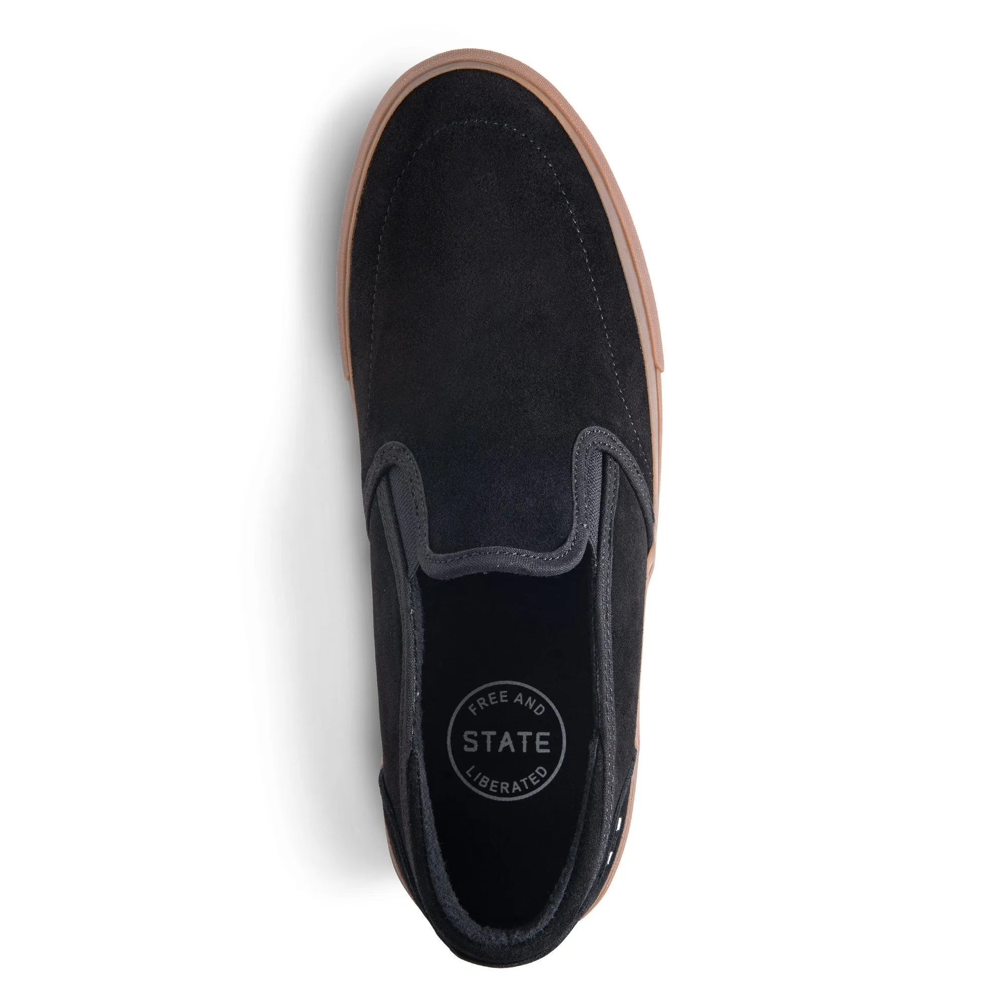 STATE FOOTWEAR KEYS SLIP BLACK/GUM