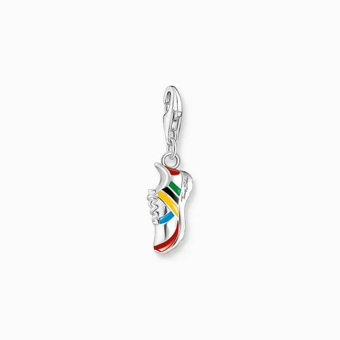 Sterling Silver Enamel Colourful Sports Shoe Charm 2172-007-7