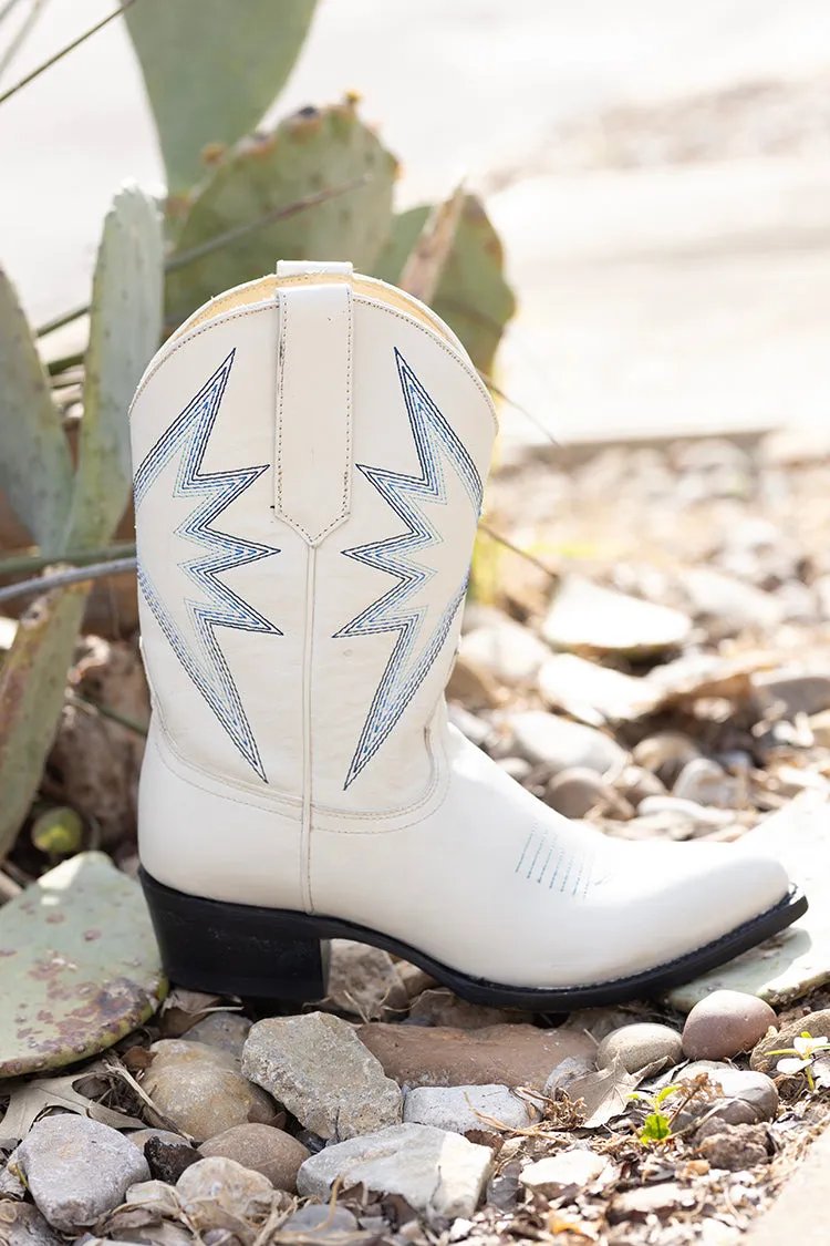 Sun Star White Cowgirl Boot