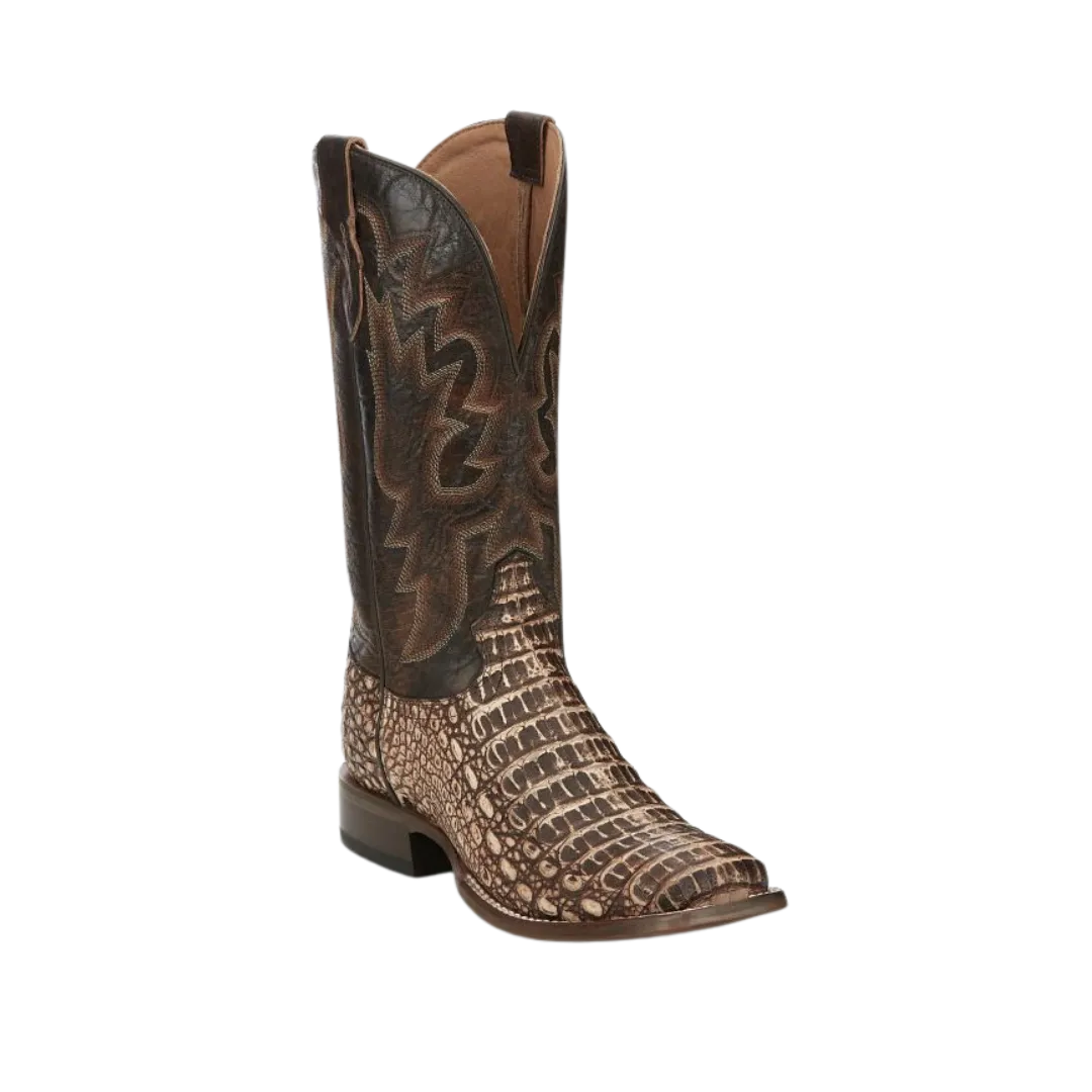 Tony Lama Men's Mitcham Peanut Hornback Caiman Boots