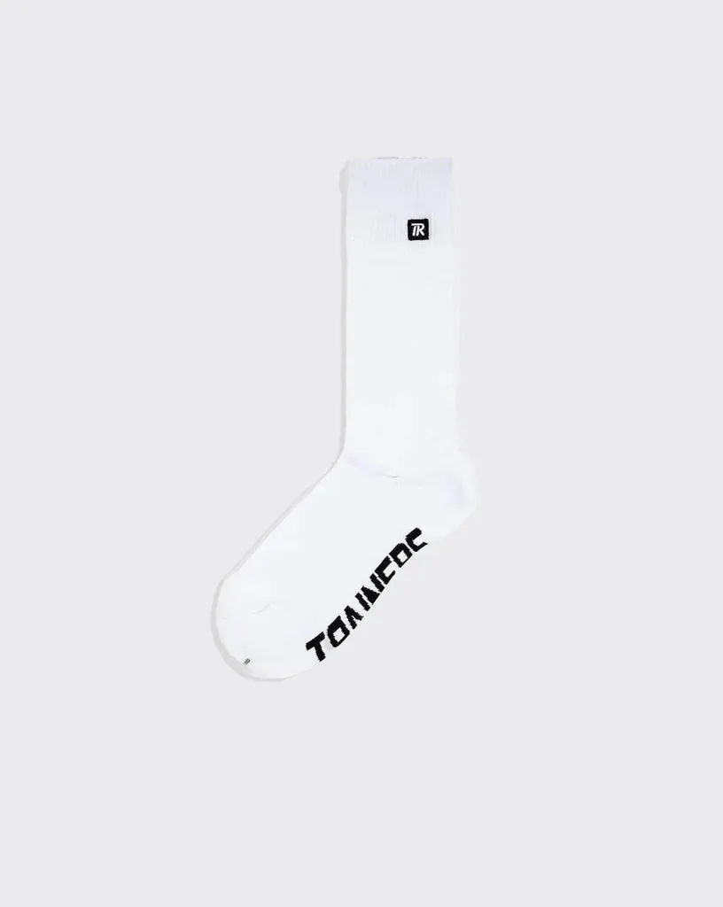 Trainers Crew Sock - White