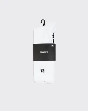 Trainers Crew Sock - White