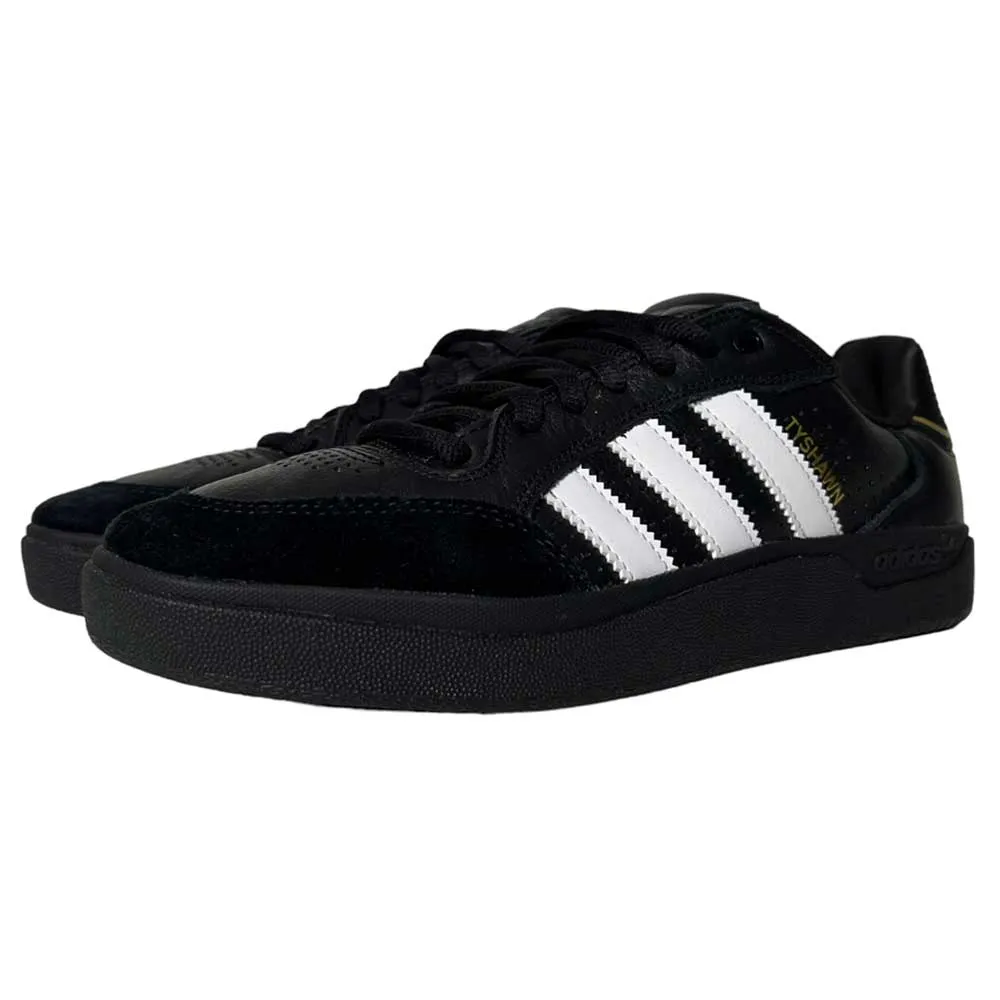 Tyshawn Low Adidas Skateboarding Black White Leather Suede Shoes Footwear