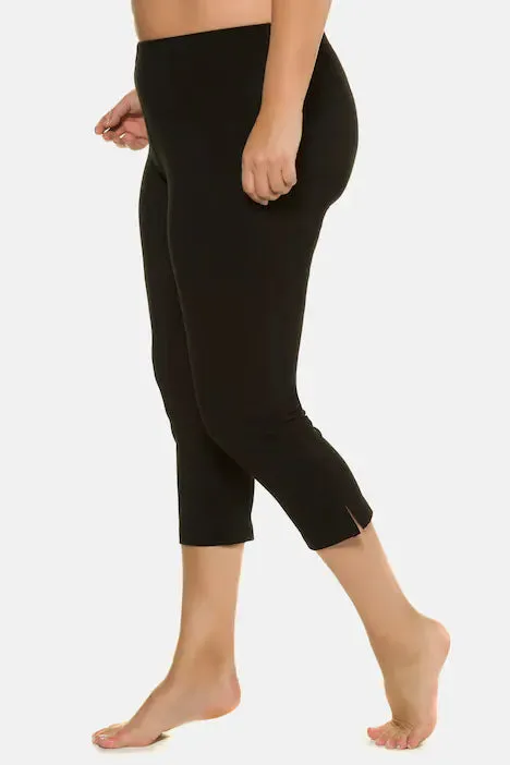 Ulla Popken Capri Leggings in Black