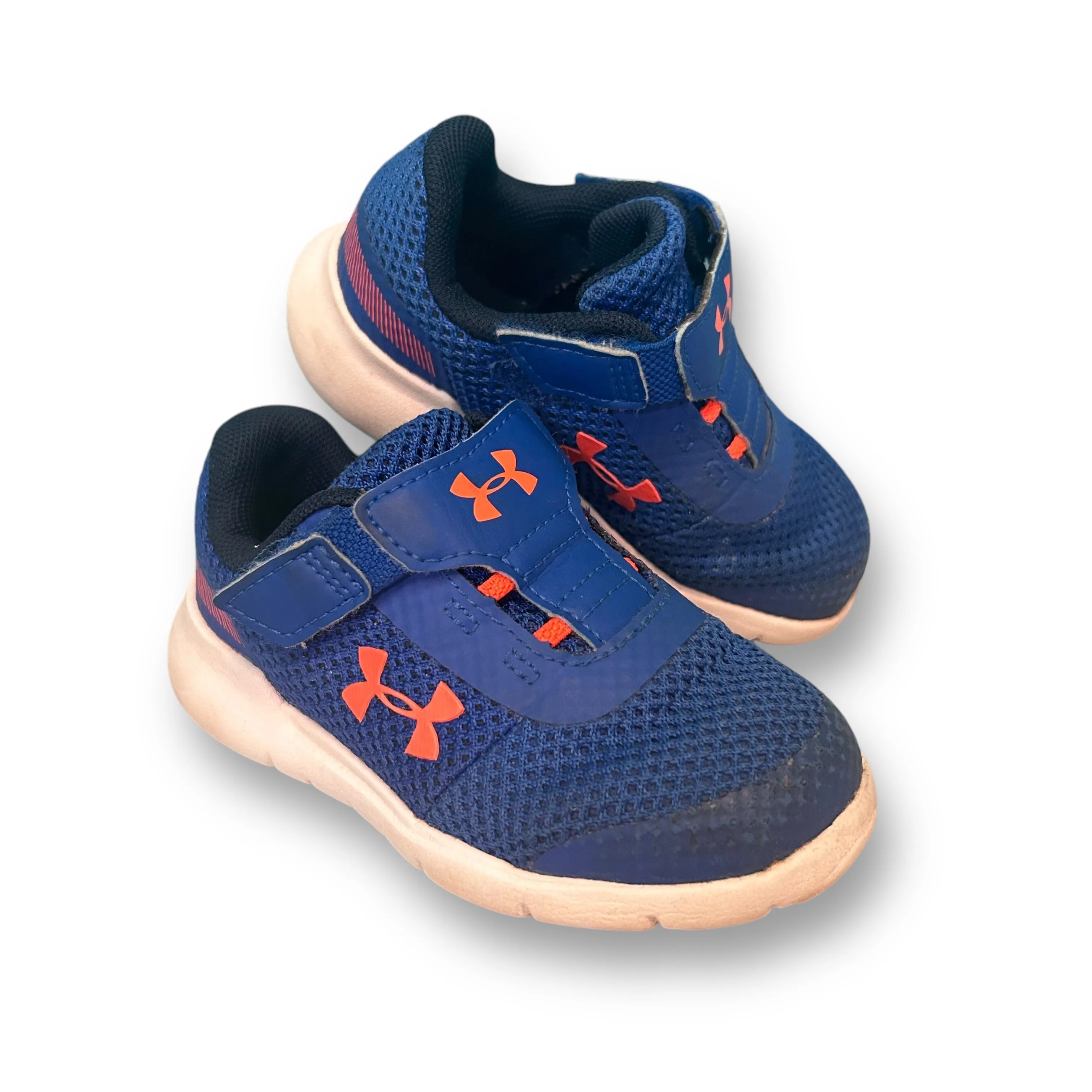 Under Armour Toddler Boy Size 6 Royal Blue No-Tie Sneakers