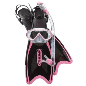 Used Cressi Palau Laf Set - Pink, Size: X-Small/Small