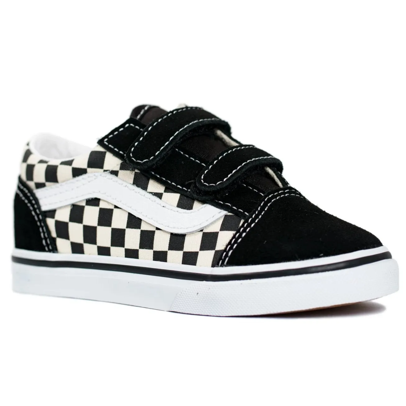 Vans Old Skool V - (Primary Check) Black/White