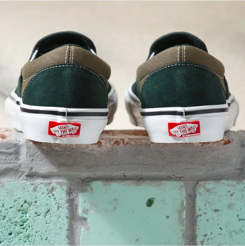 Vans Skate Slip-On Skateboard Shoe - Scarab/Military