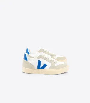 Veja V-10 Lace Boys Girls White Paros Almond Trainer