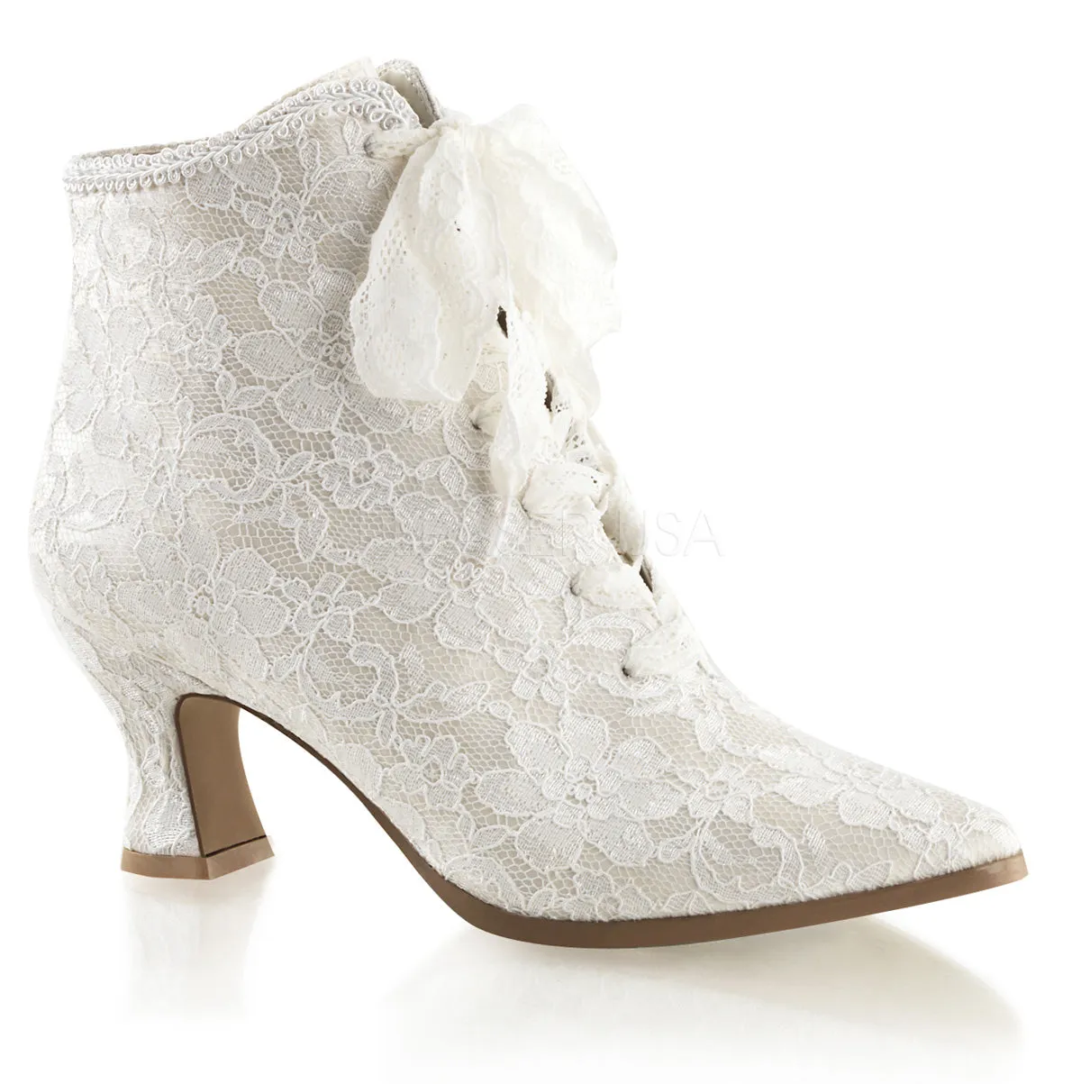 Victorian Wedding Shoes Ivory