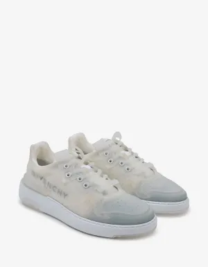 White Translucent Wing Low Trainers