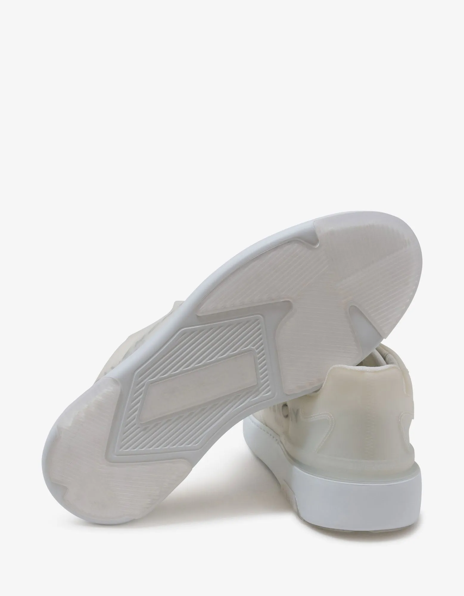 White Translucent Wing Low Trainers