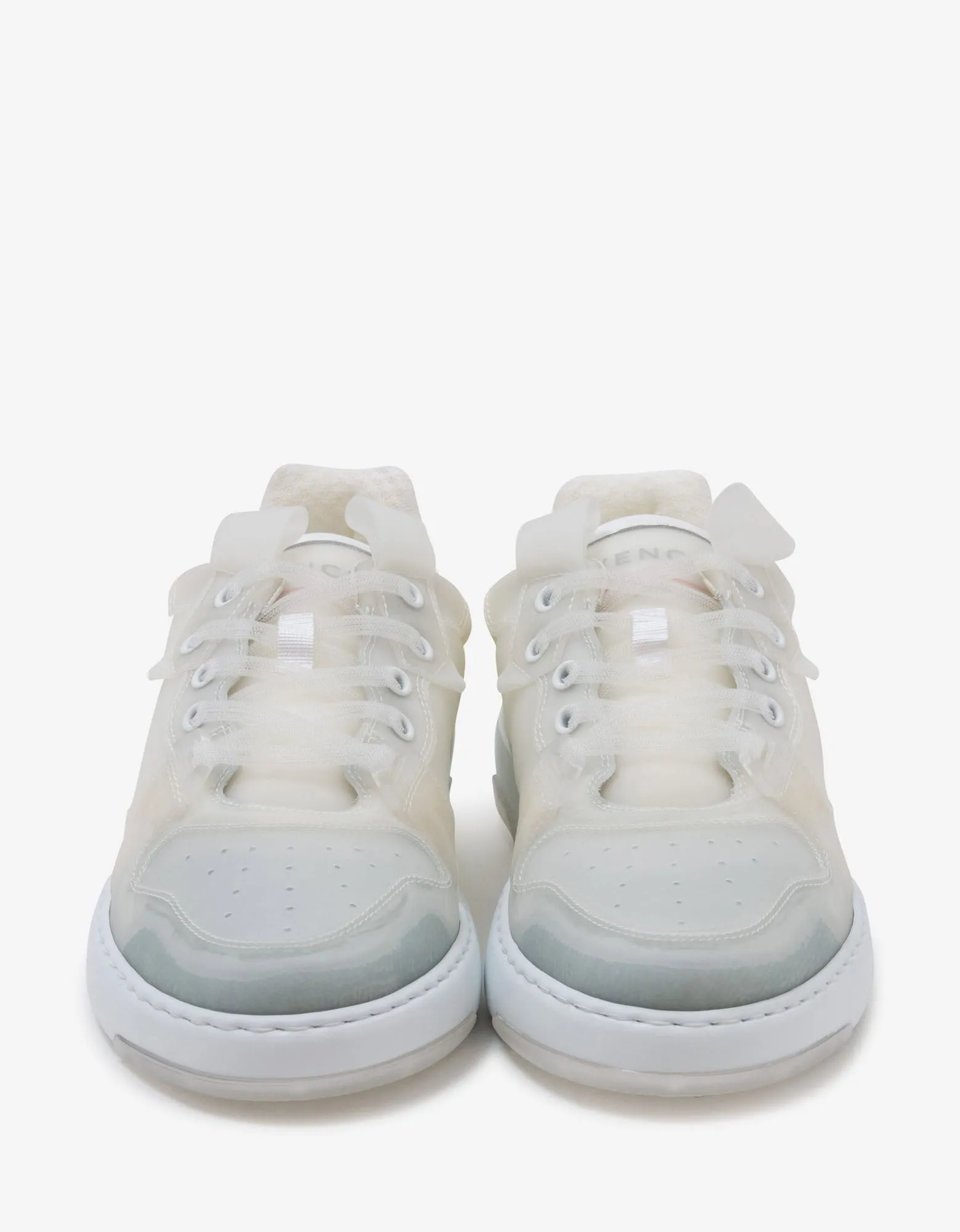 White Translucent Wing Low Trainers