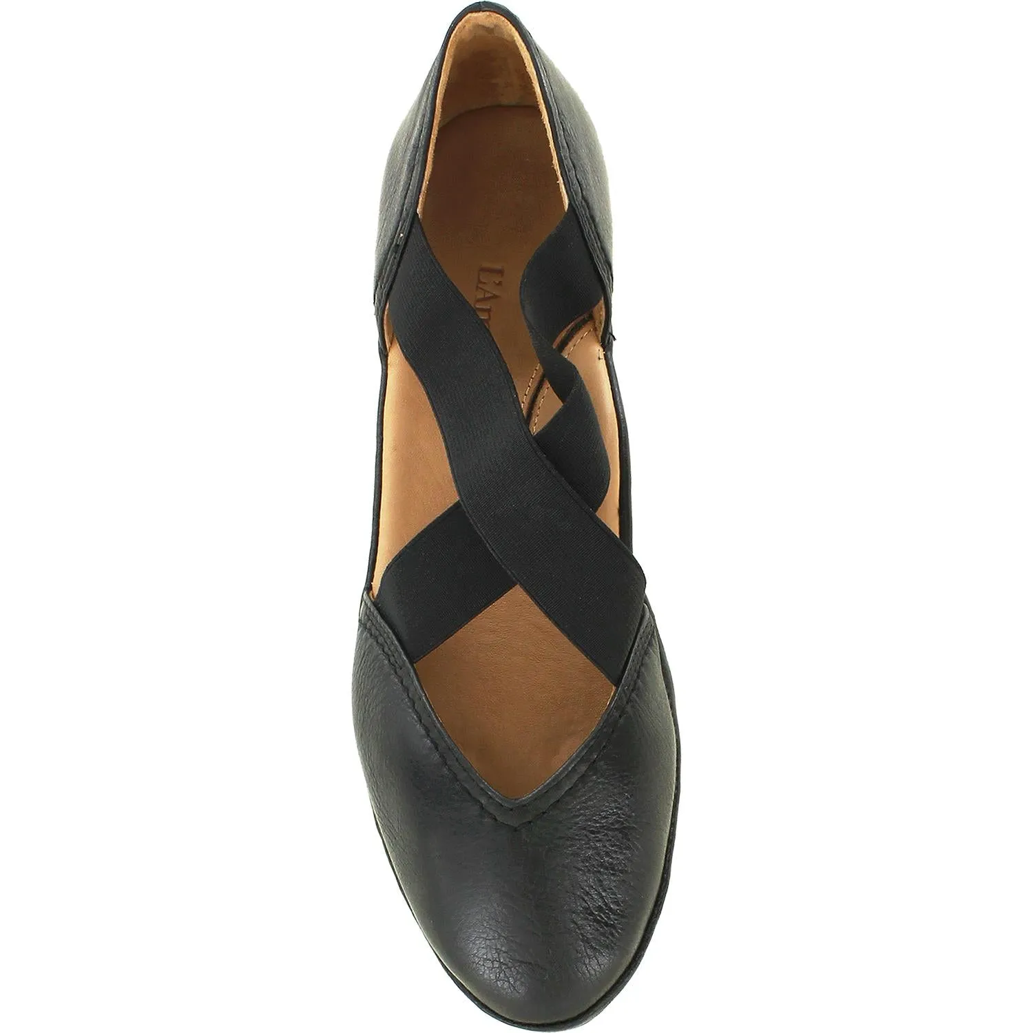 Women's L'Amour Des Pieds Bane Black Lamba Leather