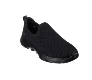 Womens Skechers Go Walk 7- Amina Black/Black Walking Shoes