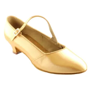 Women's Standard Dance Shoes, Model 149, Heel Child I, Tan 2