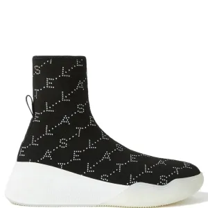 Womens Stella McCartney Loop Monogram High Sneakers