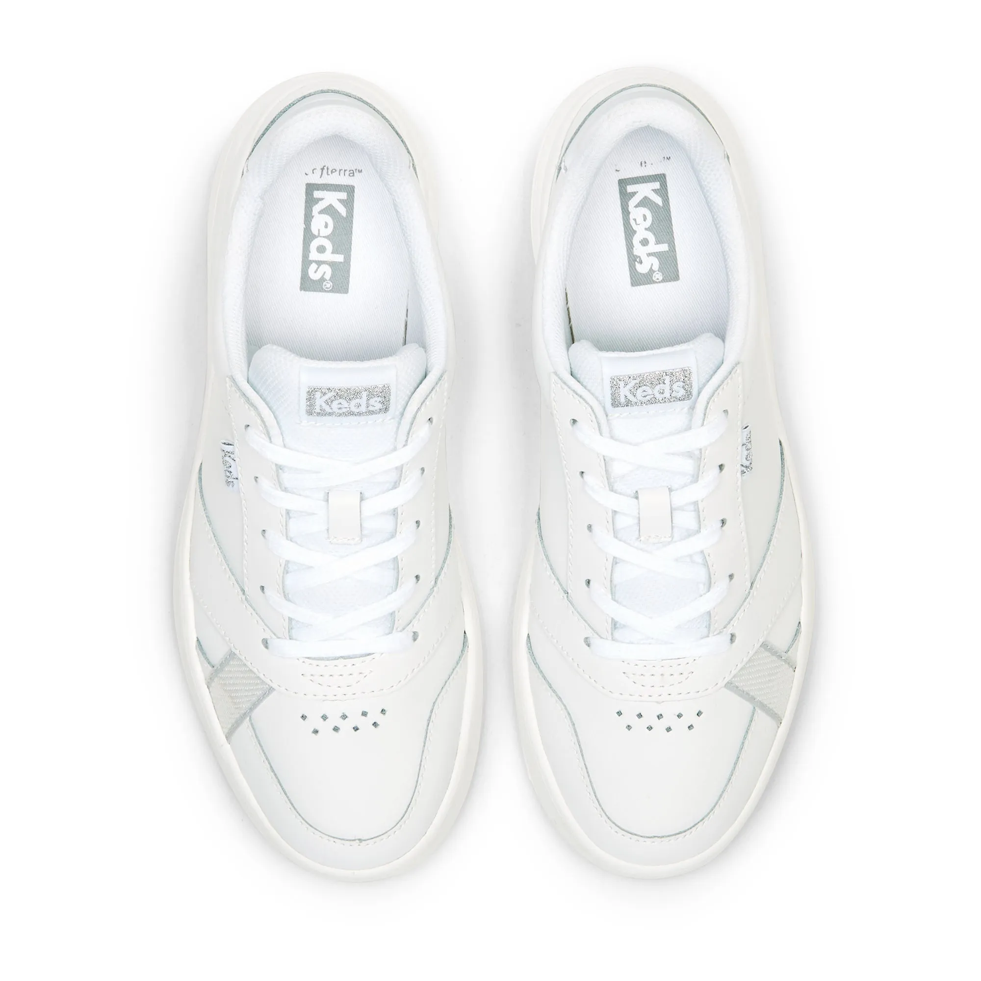 Women's The Court Leather Sneaker White (WH67217)