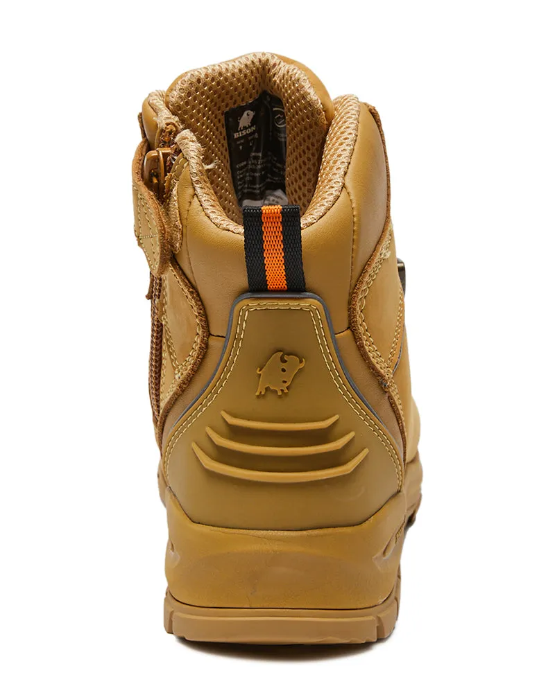 XT Ankle Lace Up Boot with Zip - Wheat